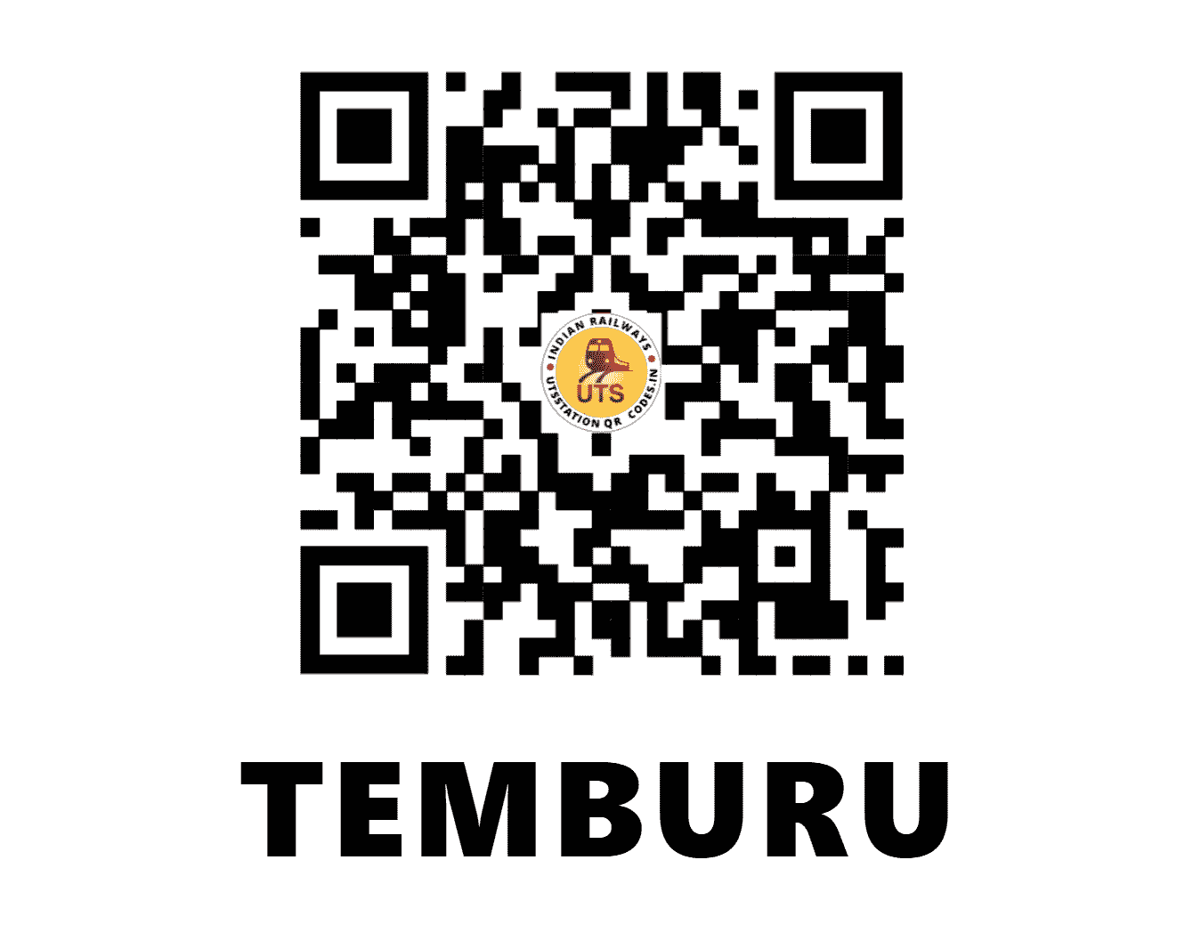 UTS QR Code for TEMBURU - TMB (EO - ANDHRA PRADESH)